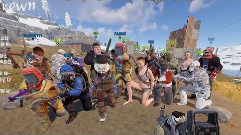 시청자 다 불러서 한국서버 제일 큰 집 레이드 해버렸습니다 【러스트】