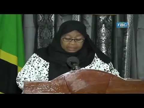 TANZIA Mama Samia Suluhu Atangaza Kifo Cha Rais Magufuli