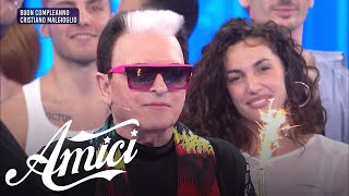 Amici 23 - Buon compleanno Cristiano Malgioglio