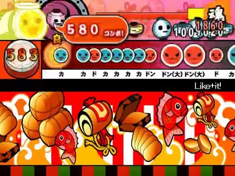 【太鼓さん次郎】 Like+it! 創作譜面 ★10