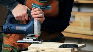 Watch more Learn Woodworking videos: http://www.howcast.com/videos/500388-How-to-Use-a-Jigsaw-Woodworking If you don