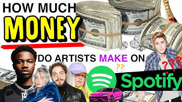 How Much MONEY Do Artists Make From SPOTIFY Streams???