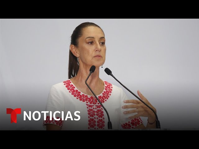 Exigen retiro de video donde Claudia Sheinbaum es acusada de "narcocandidata" | Noticias Telemundo