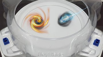 Rubber vs Metal! Ultimate Valkyrie vs Guilty Longinus! beyblade battle