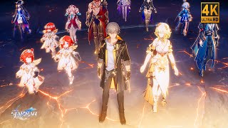 All the Chrysos Heirs of Amphoreus Unite to Defeat Irontomb | Honkai Star Rail Cutscene | 4K