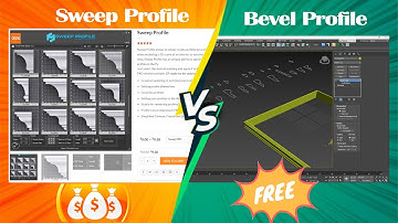 Sweep Profile Vs Bevel Profile | installation | 100% Free | 3Ds Max | @3d-kstudio