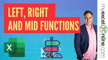 LEFT, RIGHT and MID Functions in Excel