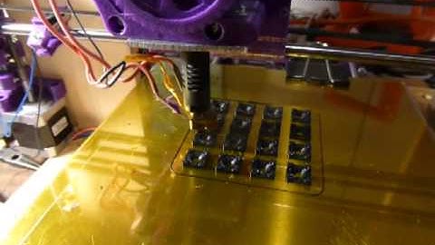 RepRap Prusa i3 box frame 3D printer up and running