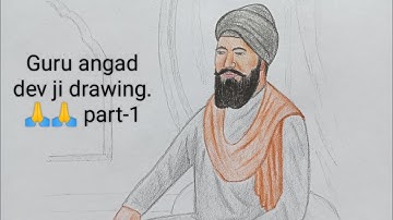 ||Guru angad dev ji drawing.||🙏🙏||part-1||#drawing #guruangaddevji