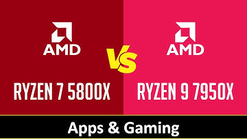 AMD Ryzen 7 5800X vs AMD Ryzen 9 7950X - Apps & Gaming (RTX 4090)