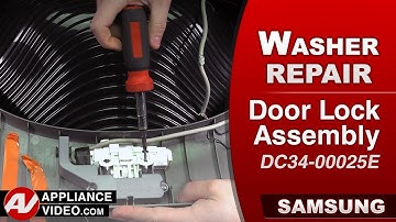 Samsung Washer - Dc Error Code - Door Lock Assembly Repair