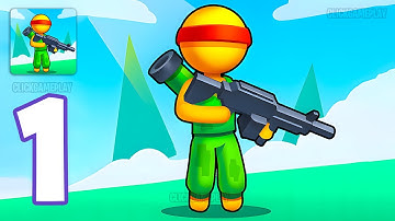 Machine Destroyer Gameplay Walkthrough Part 1 - Tutorial Army War Commander (Android,iOS)