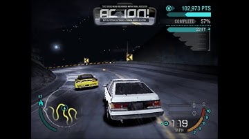 Initial D Carbon Takumi Vs Keisuke but it