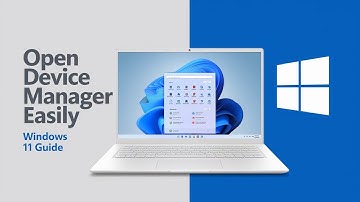 How to Open the Device Manager in Windows 11/10 [Step Guide]