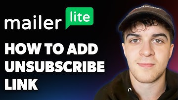 How to Add Unsubscribe Link in Mailerlite (Full 2025 Guide)