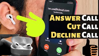 AirPods Pro: Answer Call, Cut and Decline/ ignore Call On AirPods Pro with iPhone and Android screenshot 4