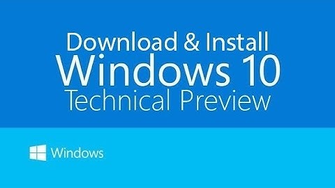 Windows 10 Technical Preview - Upgrade from Windows 8.1