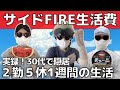 【2勤5休】サイドFIRE!実録1週間の生活費と暮らしの記録【隠居生活30代】