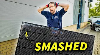 Damaged vs New Solar Panels 🫨 Crazy Results!