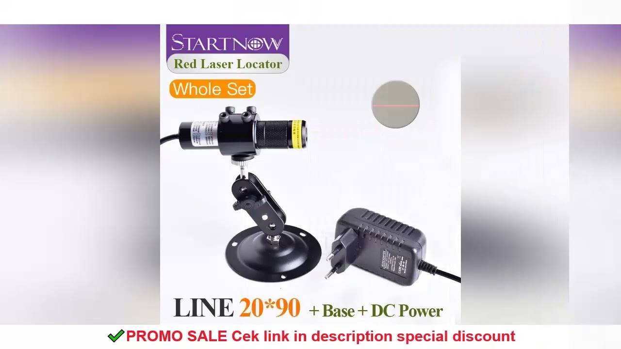 Set 20*90 660nm 100mw With Battery Case Red Module Alignment Laser Beam Line Locator For Woodworking