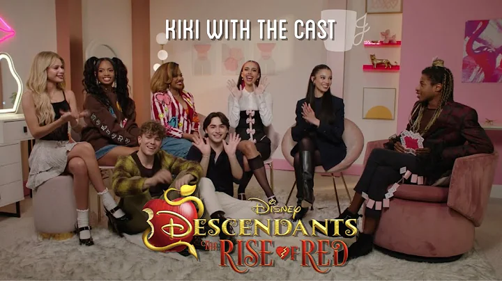 KIKI WITH THE CAST OF DESCENDANTS: THE RISE OF RED