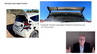 Developing an active rear wing on a hatchback