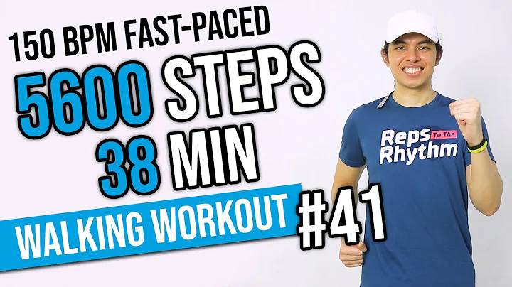 150 BPM Fast-Paced Workout  5000 Steps in 38 Min   Walking Workout #41  Keoni Tamayo