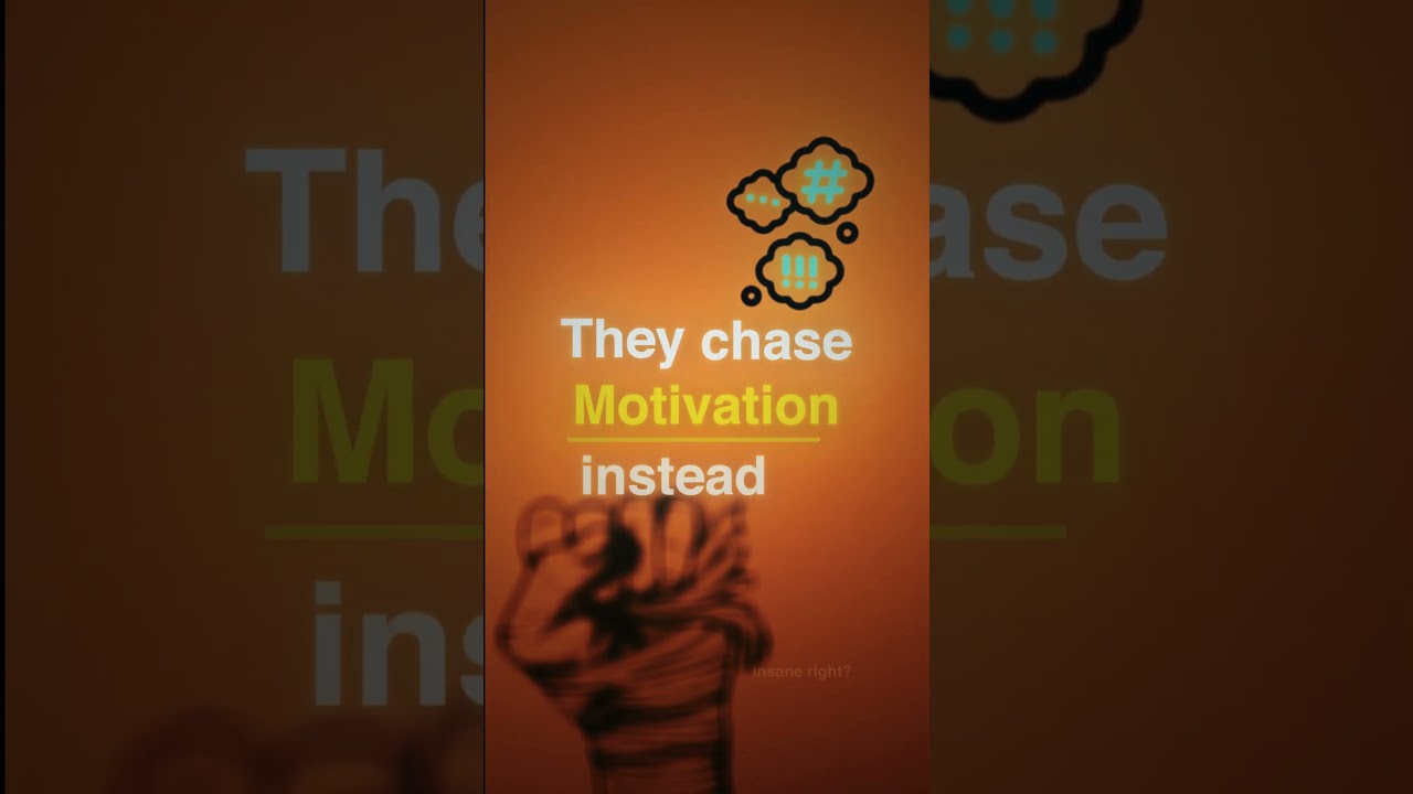 Stop Chasing Motivation. Do This Instead! 🔁 #mindset #shorts #motivation #discipline #habits