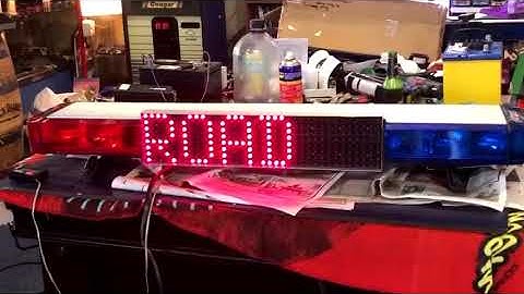 Hazard M3 MATRIX Message Board Slow Motion