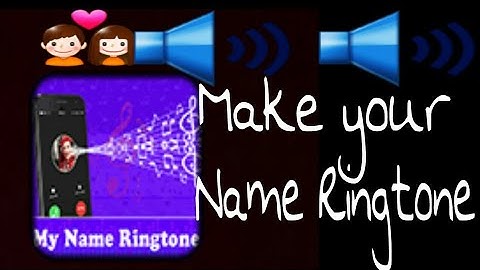 How to Make a Ring Tone with your Name in Urdu / Hindi