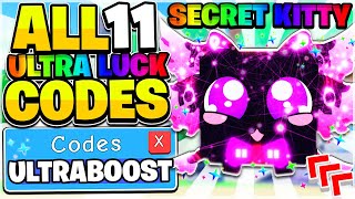 ALL 11 ULTRA LUCK Codes In Roblox Mining Simulator 2 *SECRET QUEEN KITTY*