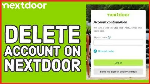 How to Delete your Account on Nextdoor? Remove your Nextdoor Account on Android 2024