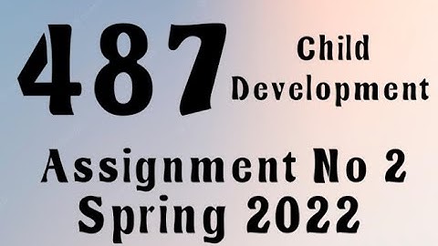 AIOU Code 487 Solved Assignment No.2 Spring 2022 #aiou #aiousolveassignments