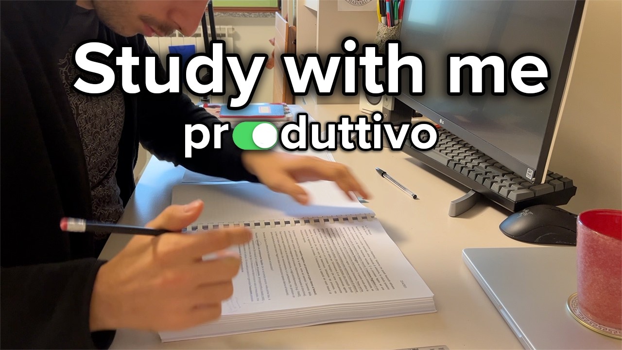 Study with me - Pomeriggio Produttivo a Medicina