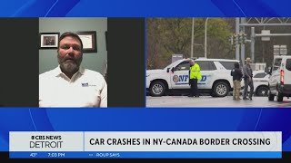 Retired FBI agent discusses deadly crash, explosion at US-Canada border crossing
