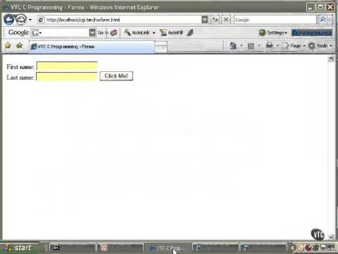 09 10 Writing A Form For CGI PT3 | C Tutorial