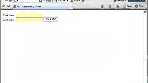 09 10 Writing A Form For CGI PT3 | C Tutorial