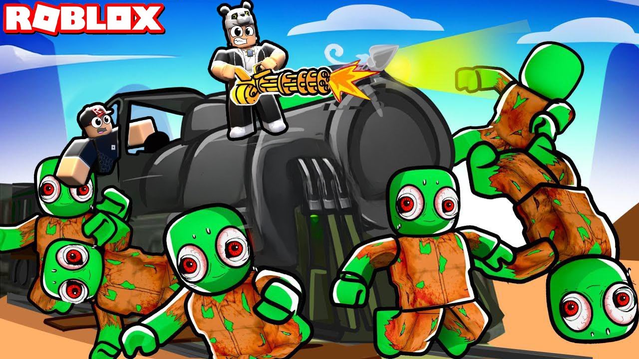 Tren ile Sona Kadar Git ve Zombilerle Savaş! - Roblox