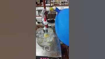 Chemical Reaction in ice at inert atmosphere /  #Viralvideo #trending #shorts