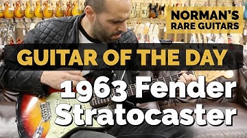 Guitar of the Day: 1963 Fender Stratocaster | Mark Agnesi