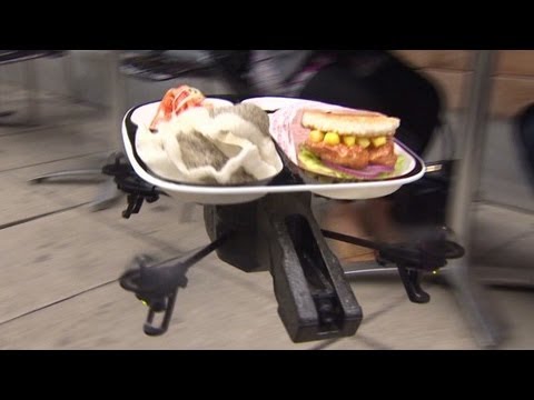 Video: London-restauranten Leverer Sushi Via Svevende Drone [vid] - Matador Network