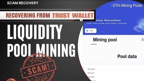 Trust wallet / Coinbase Wallet mining pool scam Victim I Ethereum Mining Pool |Usdt Eth Mining scams
