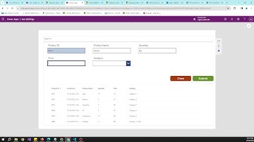 PowerApps Custom datagrid