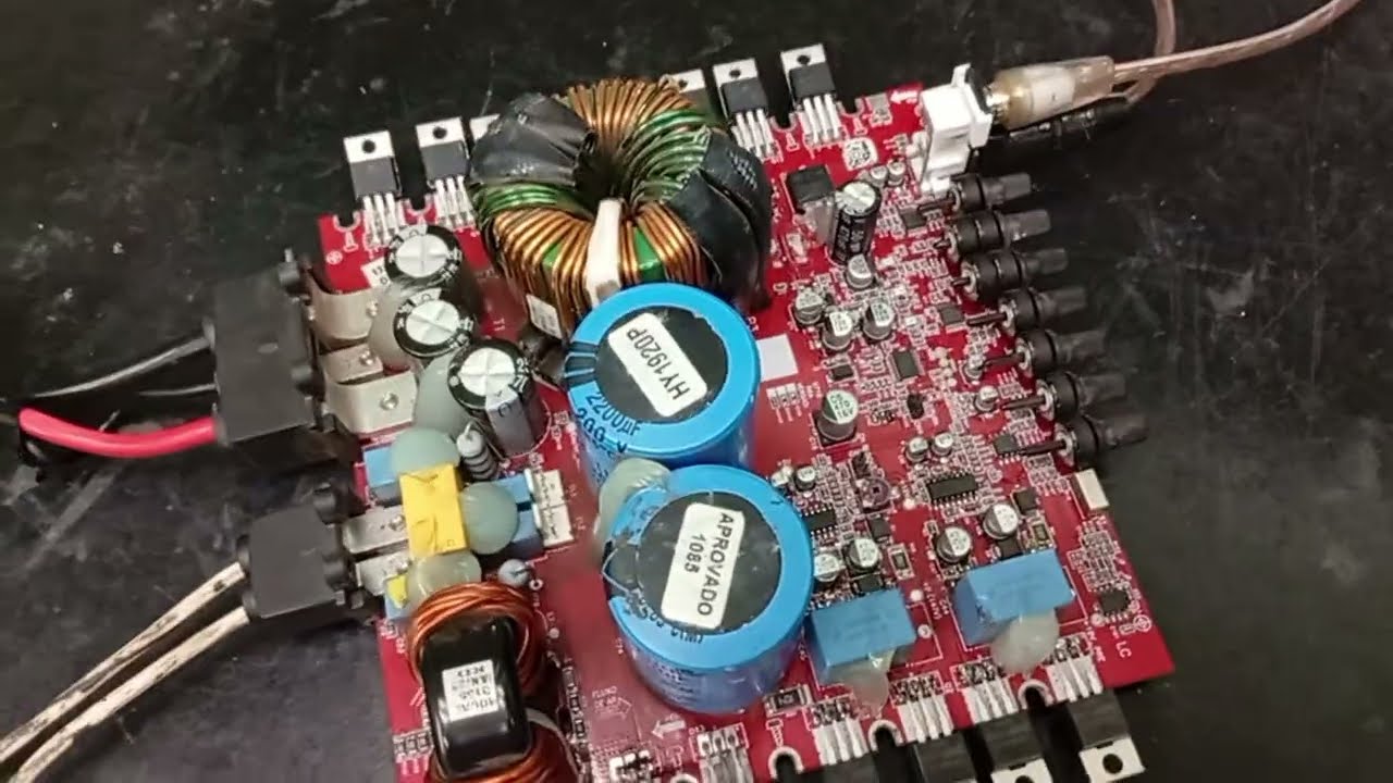 Stetsom Ex3000 4ohms, defeito: estágio de saída não funciona. Desenvolvendo análise de reparo.