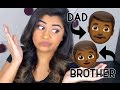 INDIAN DAD & BROTHER VOICEOVER MAKEUP TUTORIAL!