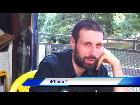 iPhone 4-ის ტესტირება ვერის პარკში