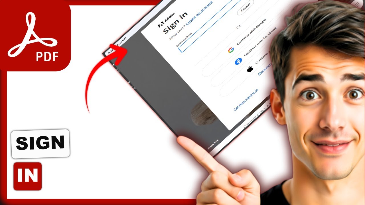How to sign in to Adobe Acrobat (Easiest Way)(2026 Guide) - YouTube