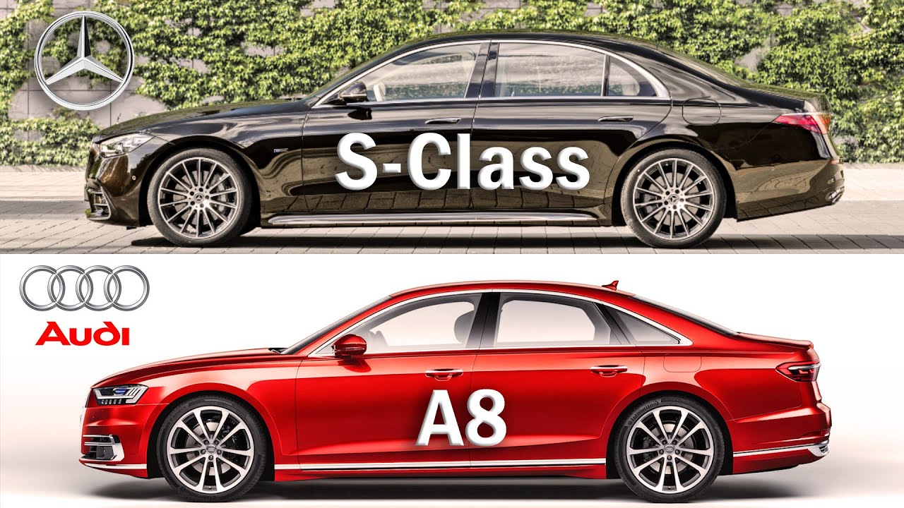 2021 Mercedes SClass vs Audi A8, Audi vs Mercedes YouTube