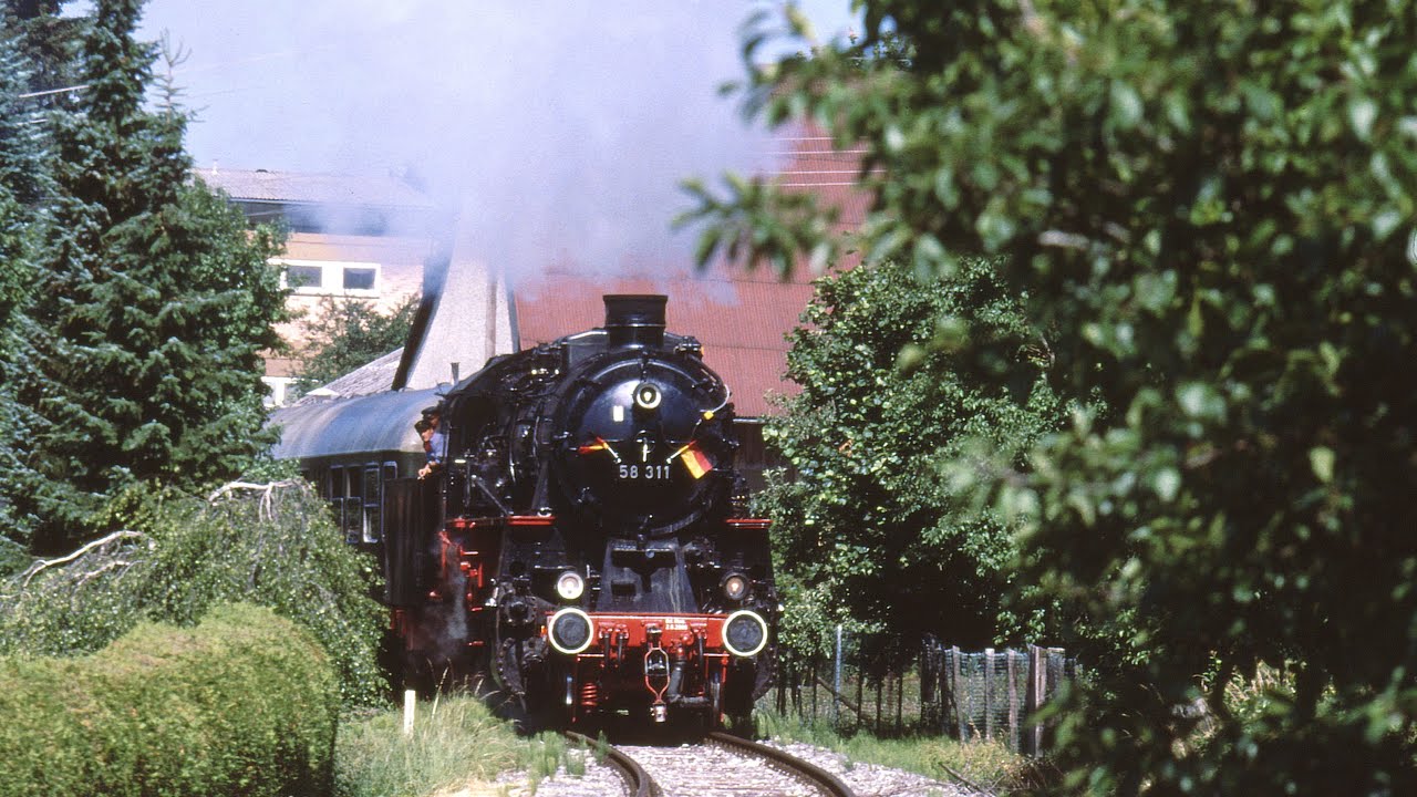 58 311 zum 30 jährigen der UEF auf der Nebenbahn Amstetten - Gerstetten