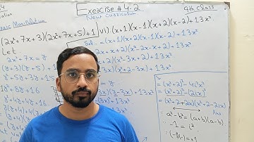 9th Class Math Unit 4 | Factorization & Algebraic Manipulation Ex 4.2 Qno 2  | 9th Math Book 2025